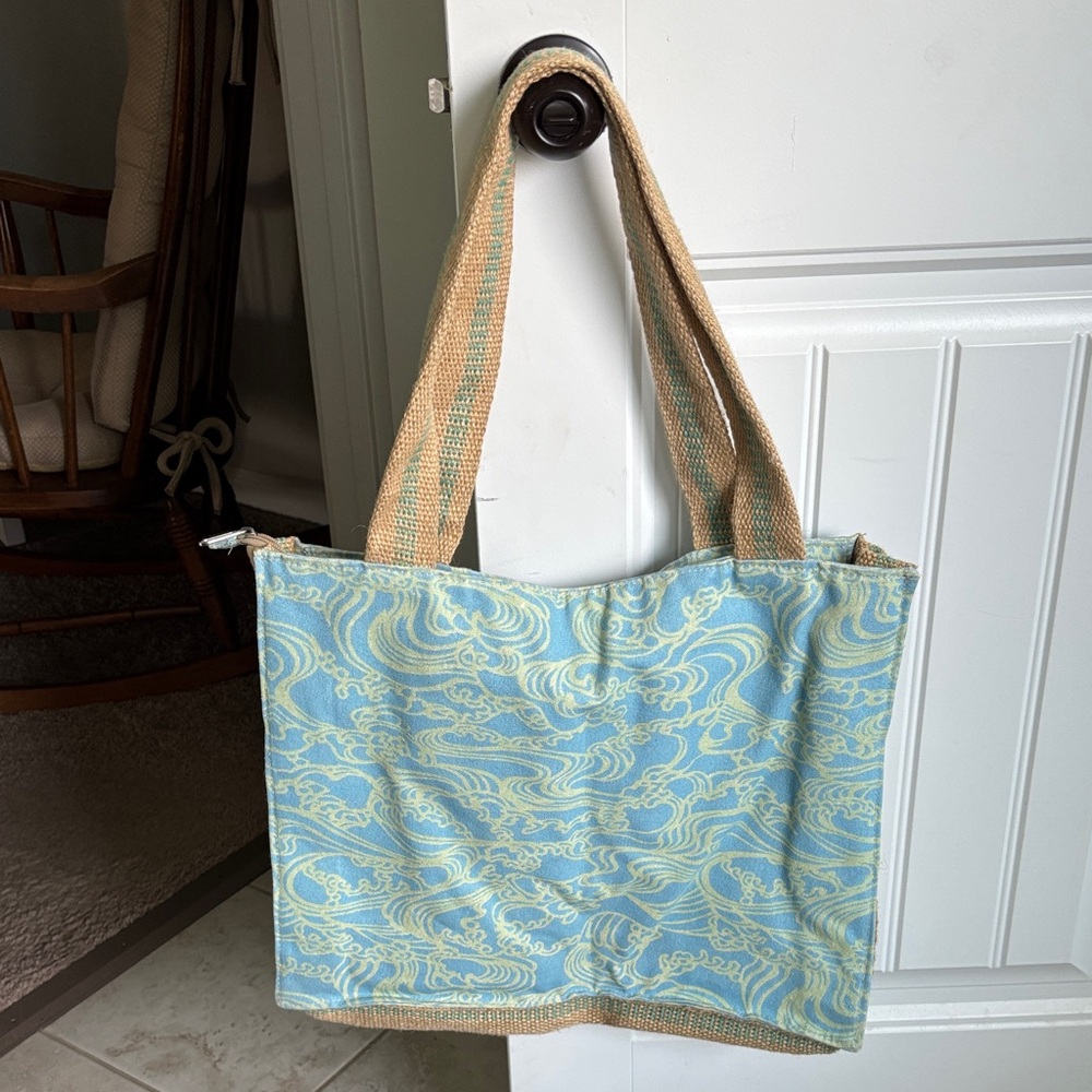 Vintage Seaside Print Tote Bag - Picture 2 of 5